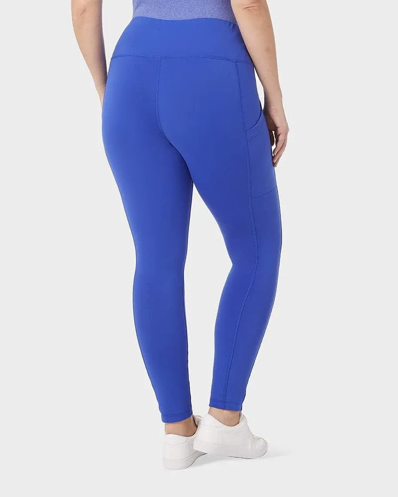 32 Degrees Womens High Waist Yoga Pants with Pockets | Workout Athletic Leggings