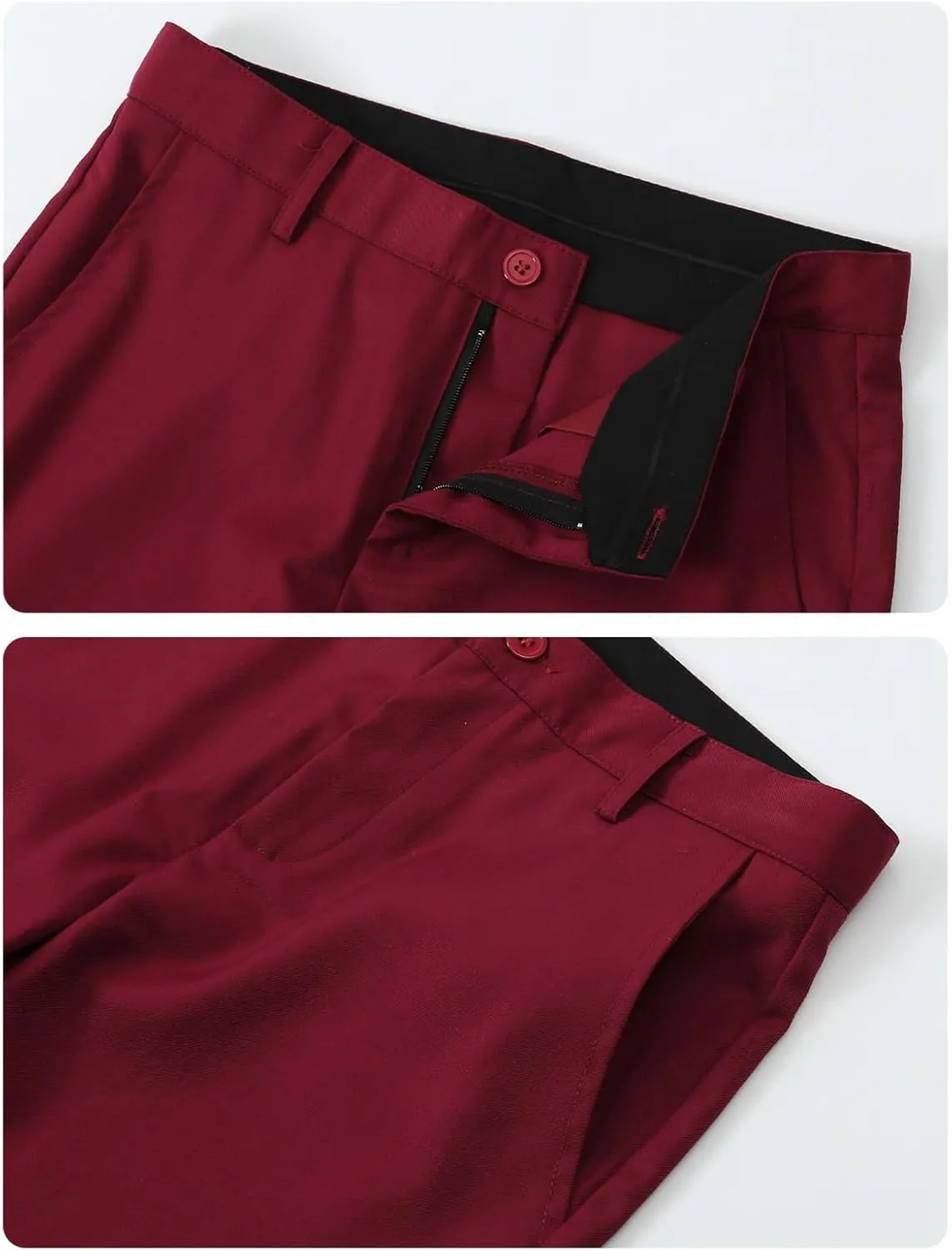 A&J DESIGN Boys 6-Piece Formal Suit Set with Dress Shirts, Vest, Pants, Tie, Bowtie and Pocket Square