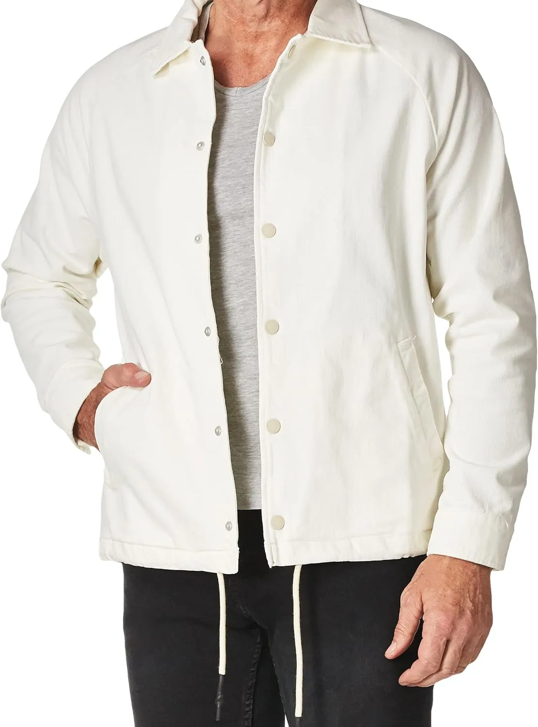 AG Adriano Goldschmied Men's The Deck Coach Denim Jacket