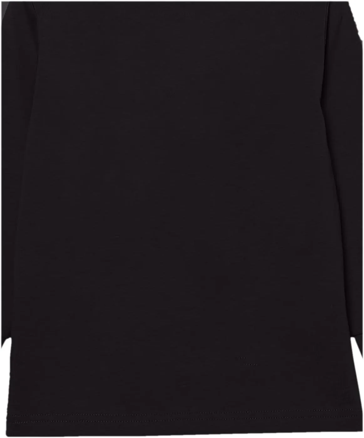 Amazon Essentials Unisex Kids and Toddlers' Long-Sleeve Rib Cuff T-Shirt, Pack of 2