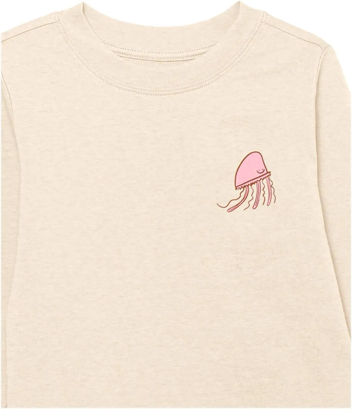 Amazon Essentials Unisex Kids and Toddlers' Long-Sleeve Rib Cuff T-Shirt, Pack of 2