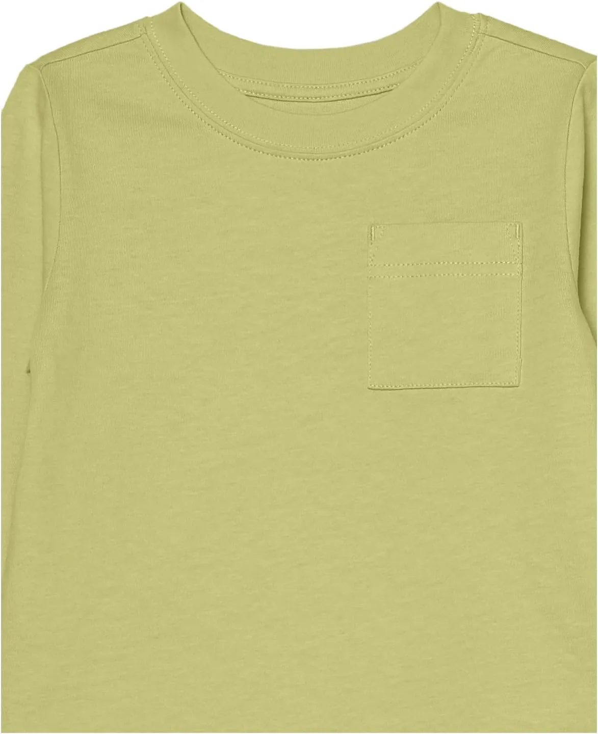Amazon Essentials Unisex Kids and Toddlers' Long-Sleeve Rib Cuff T-Shirt, Pack of 2