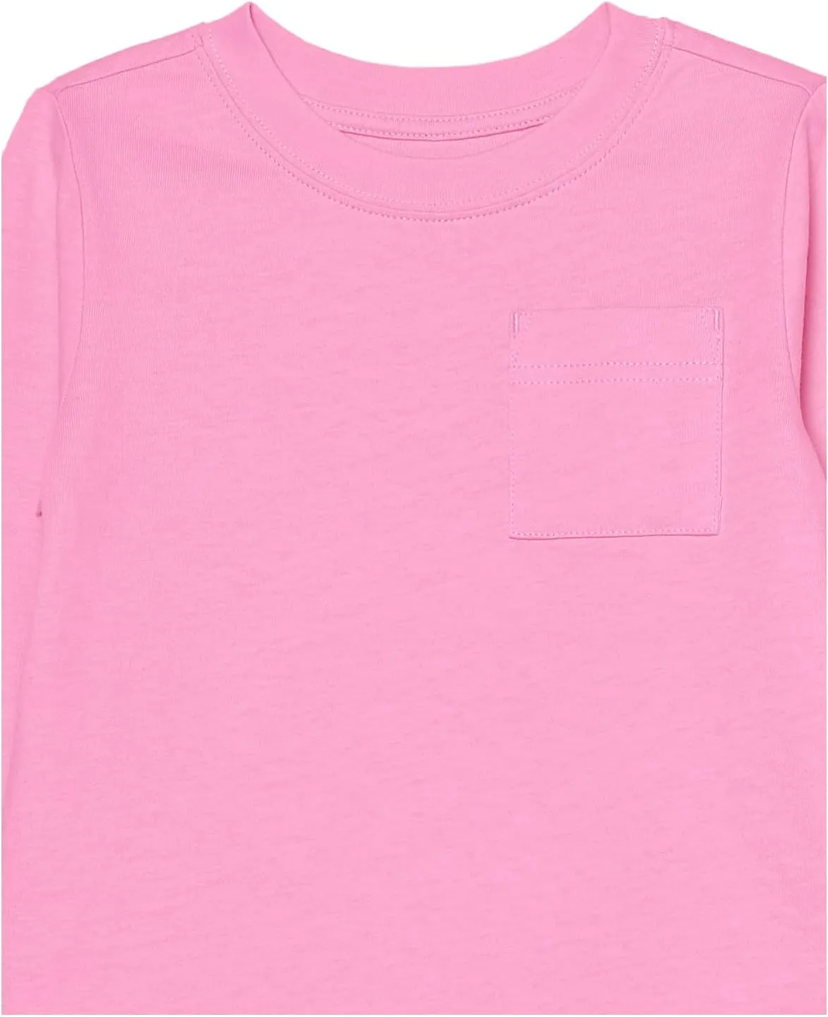 Amazon Essentials Unisex Kids and Toddlers' Long-Sleeve Rib Cuff T-Shirt, Pack of 2