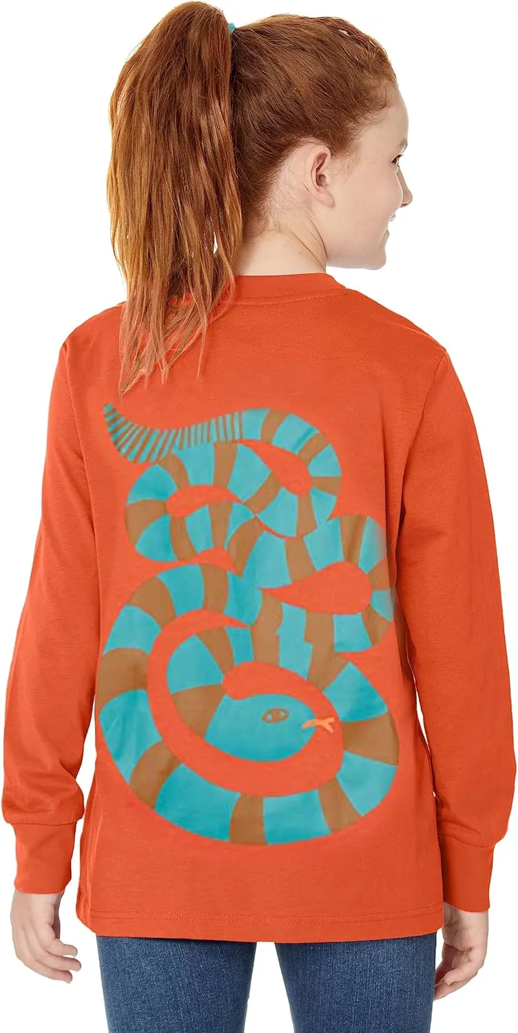 Amazon Essentials Unisex Kids and Toddlers' Long-Sleeve Rib Cuff T-Shirt, Pack of 2