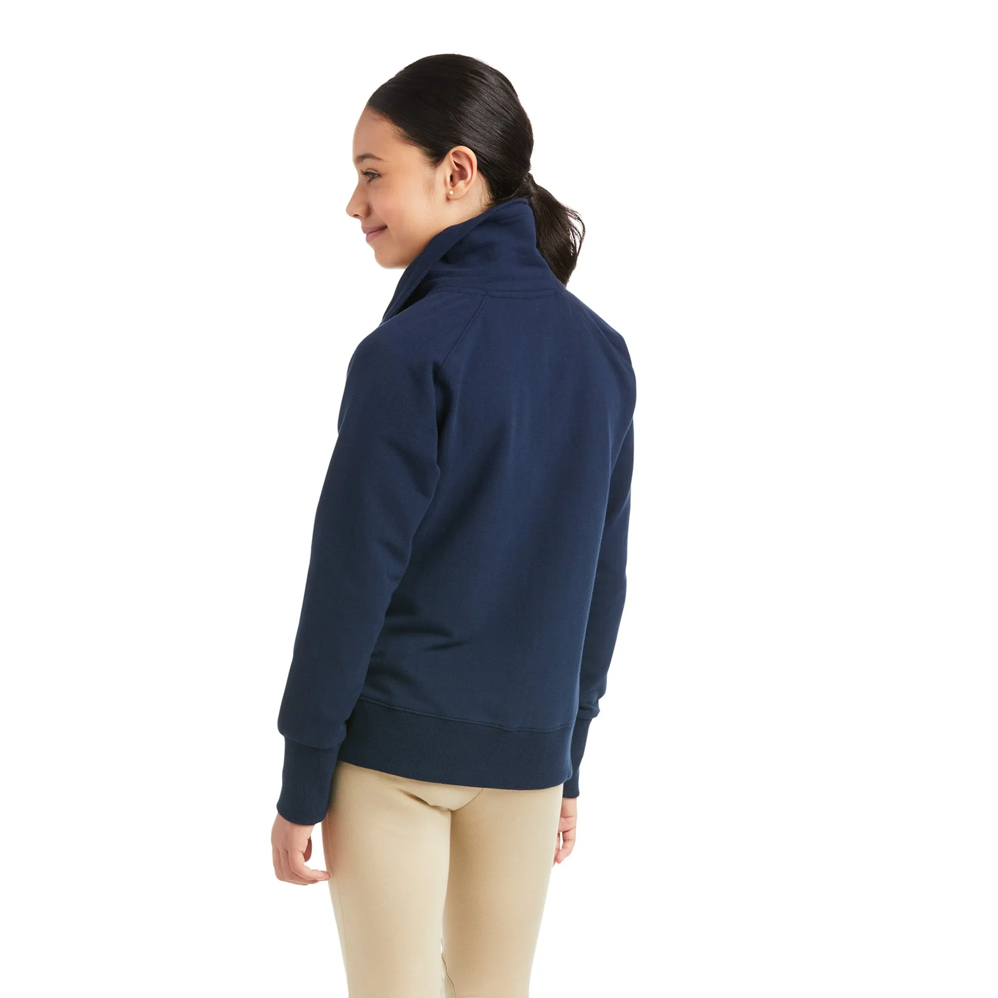 Ariat® Children's Team Logo Navy Sweatshirt 10037723