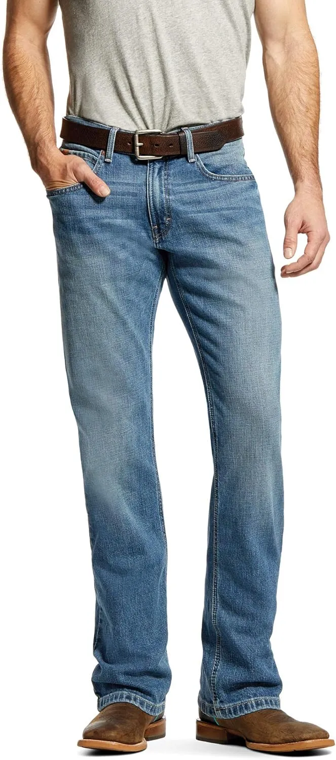 Ariat Men's M4 Low Rise Stretch Legacy Stackable Straight Leg Jean