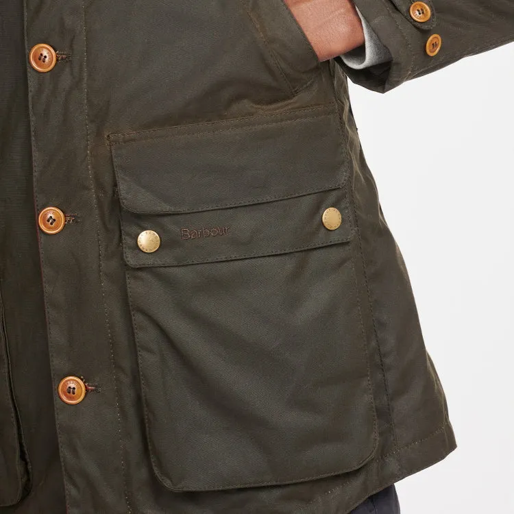 Barbour Game Parka Wax Jacket - Olive