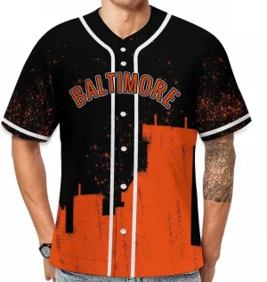 Baseball City Jerseys Sports Fans Shirts Clothing for Fans Men Gifts Printing S-2XL