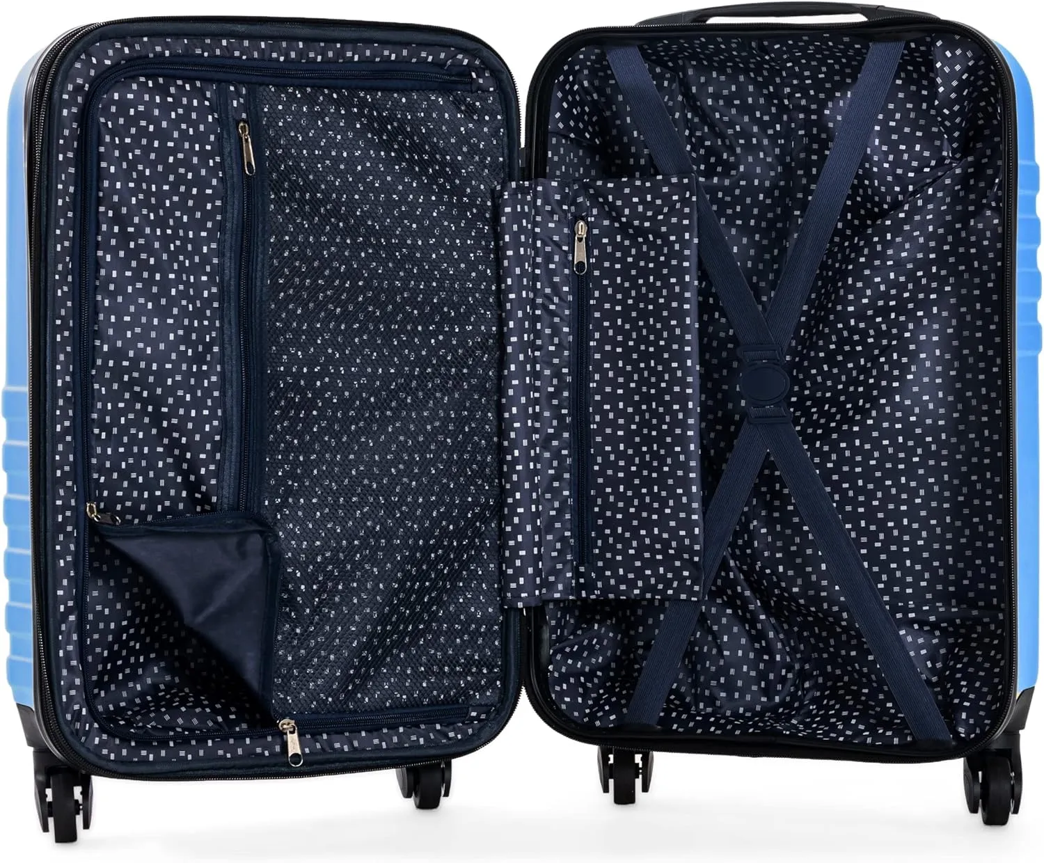 Ben Sherman Hereford Spinner Travel Upright Luggage, Brilliant Blue, 20-Inch Carry On