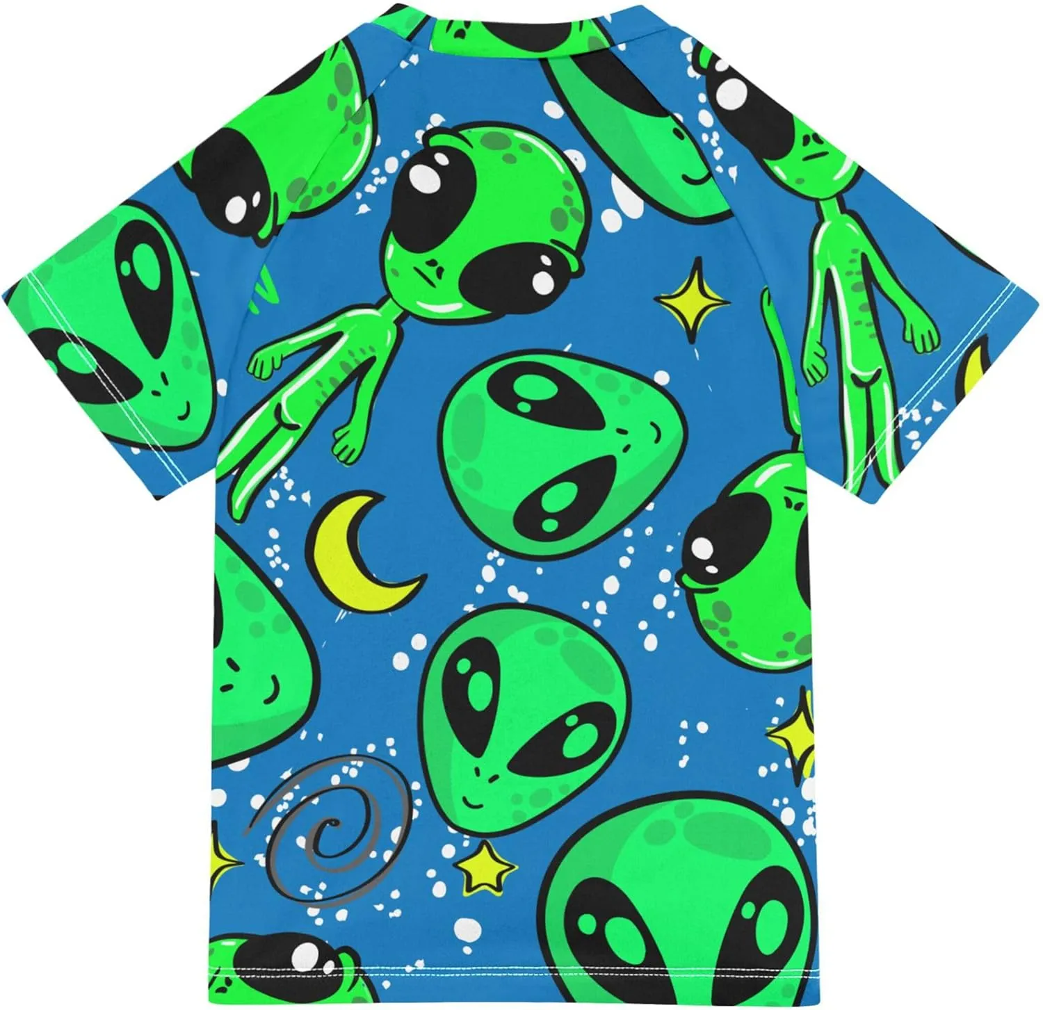 Boys Rash Guard Swim Shirts Quick Dry Short Sleeve UPF 50  Girls Rashguard Swimsuit