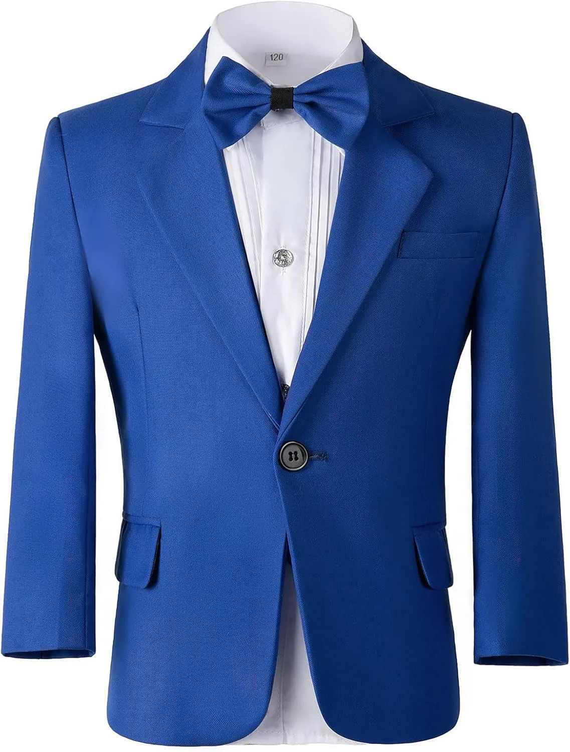Boys Tuxedo Slim Fit Suit Three Piece Tuxedo Suits for Boys Formal Suits Wedding Outfit Blazer Vest Pants Set