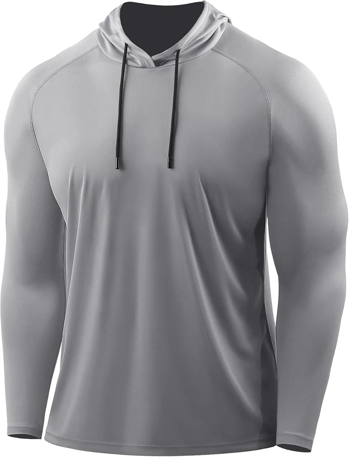 CADMUS Men's Workout Long Sleeve Fishing Shirts UPF 50  Sun Protection Dry Fit Hoodies