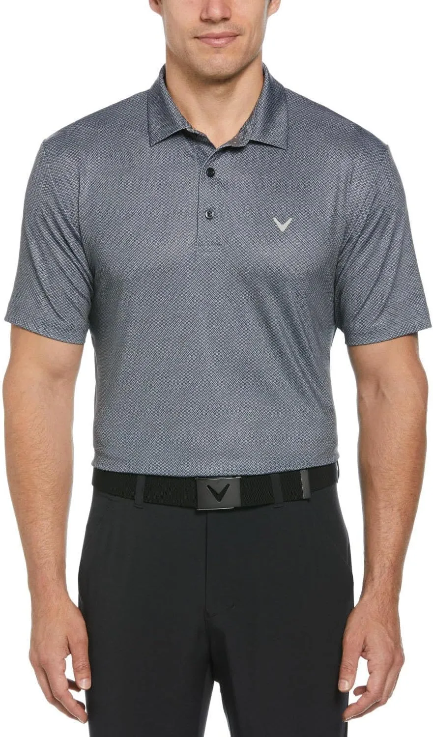 Callaway Performance Golf Polo, Men's Polo Shirt with Moisture-Wicking Technology 3 Button Placket