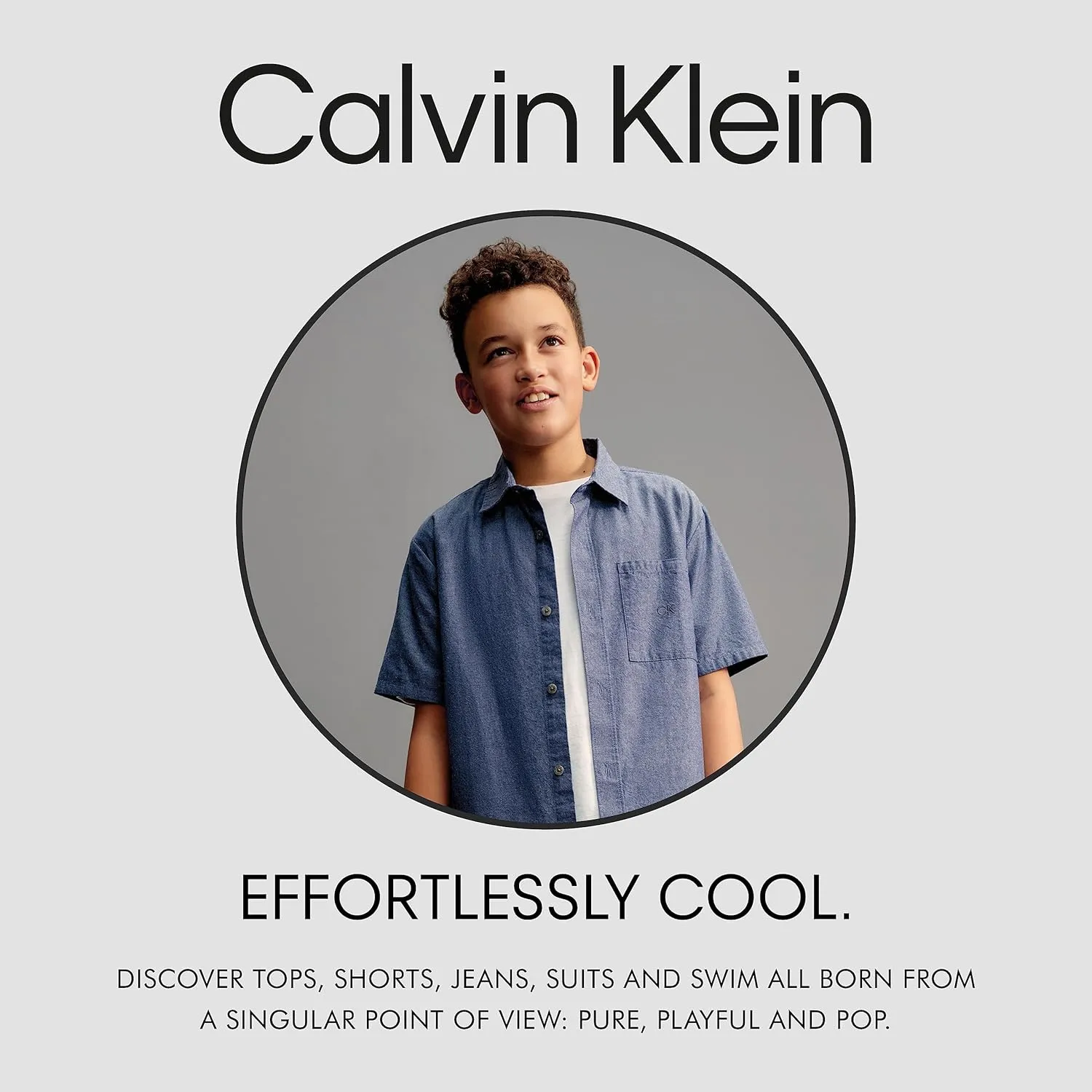 Calvin Klein Boys' Pull-on Fleece Jogger Shorts, Drawstring Closure