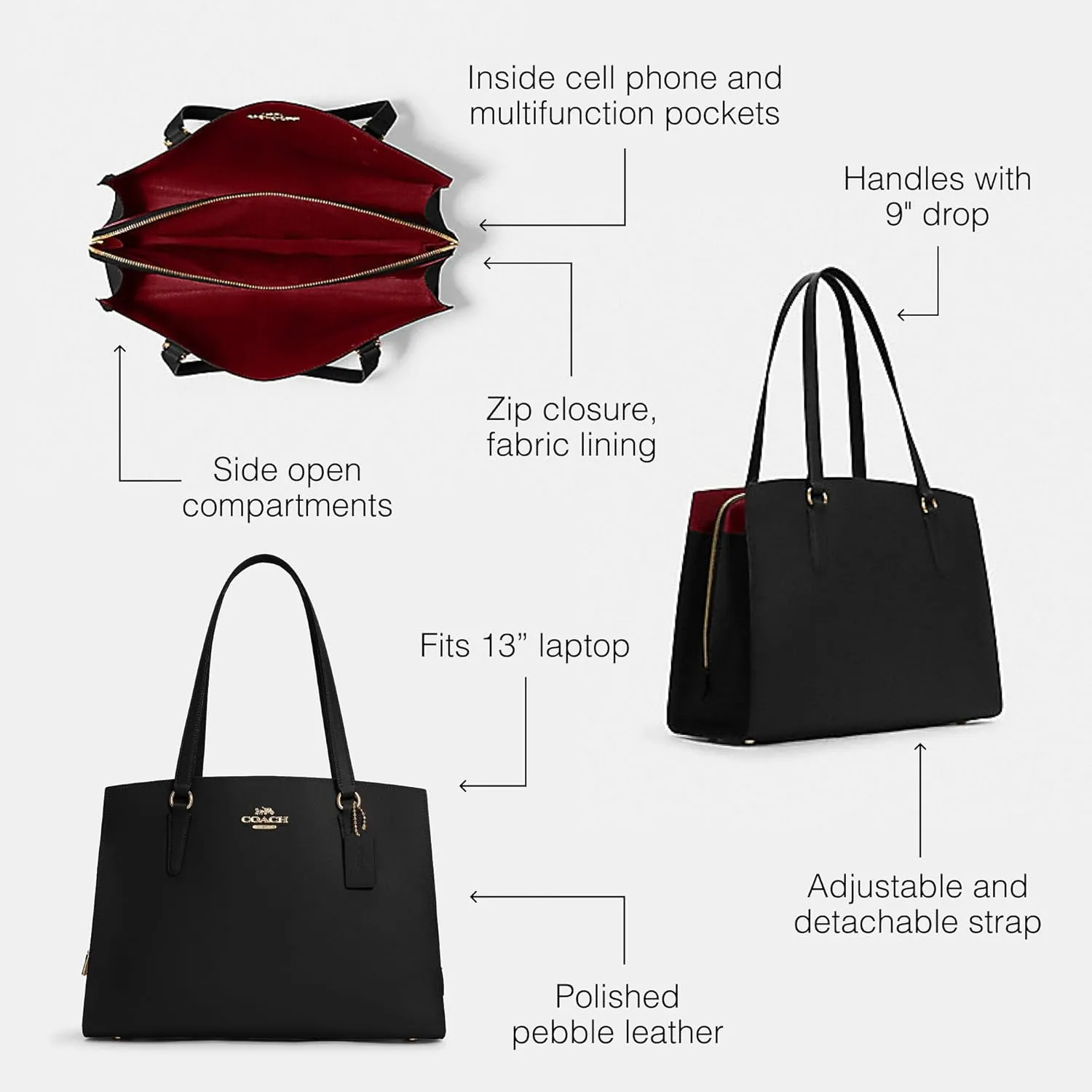 Coach Unisex Tatum Carryall 40