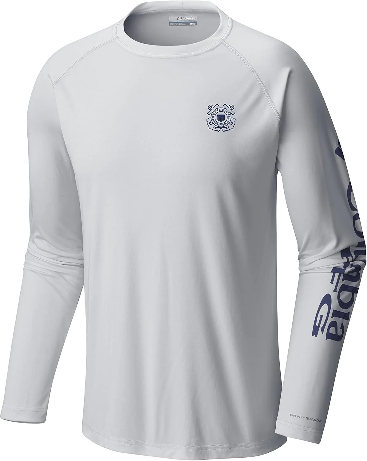Columbia PFG Men's United States Coast Guard Logo Terminal Tackle Long Sleeve Shirt