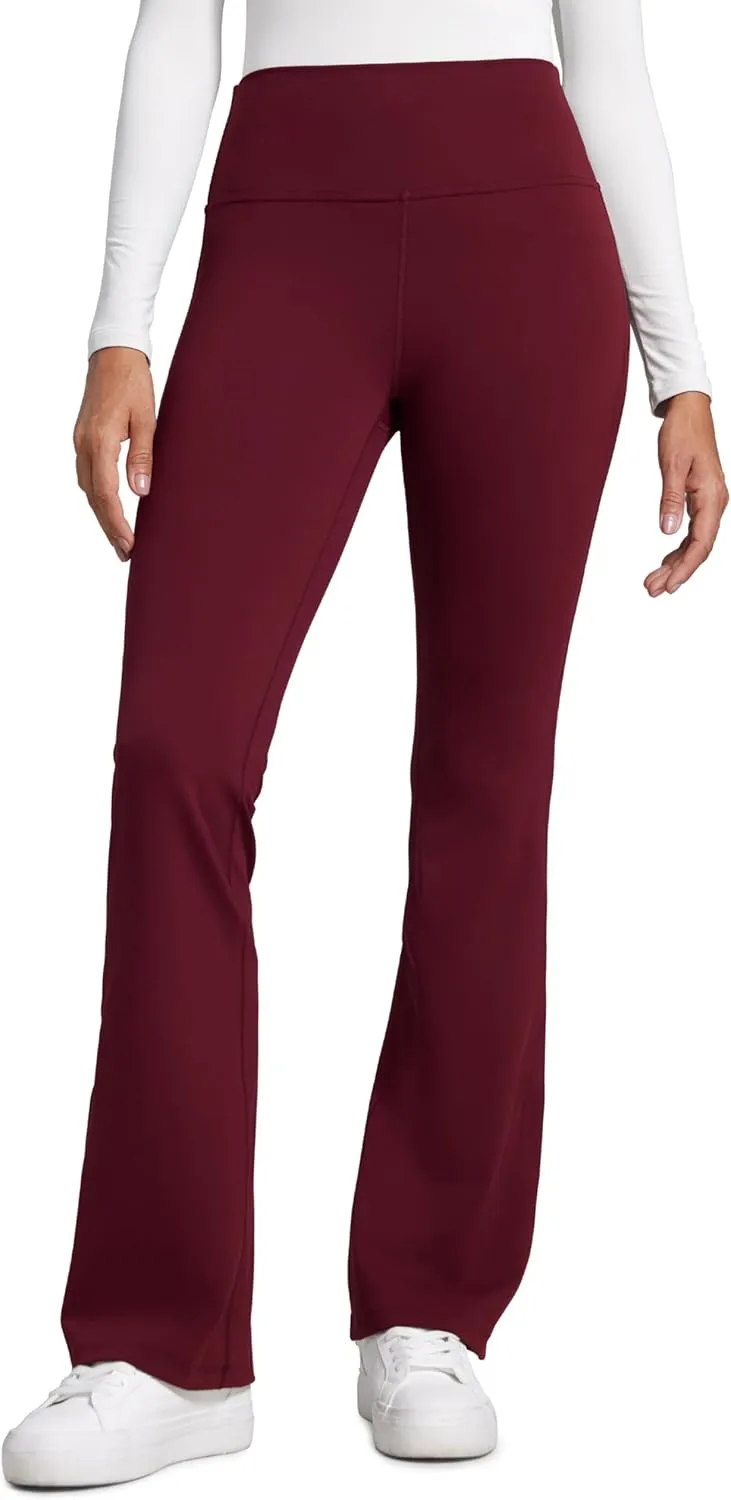 CRZ YOGA Women Butterbreeze High Waist Flare Pants 32'' - Casual Yoga Dress Bootcut Wide Leg