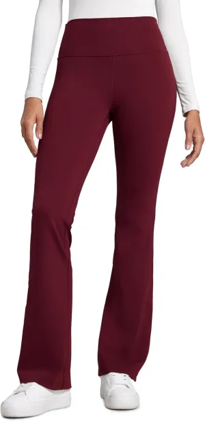 CRZ YOGA Women Butterbreeze High Waist Flare Pants 32'' - Casual Yoga Dress Bootcut Wide Leg