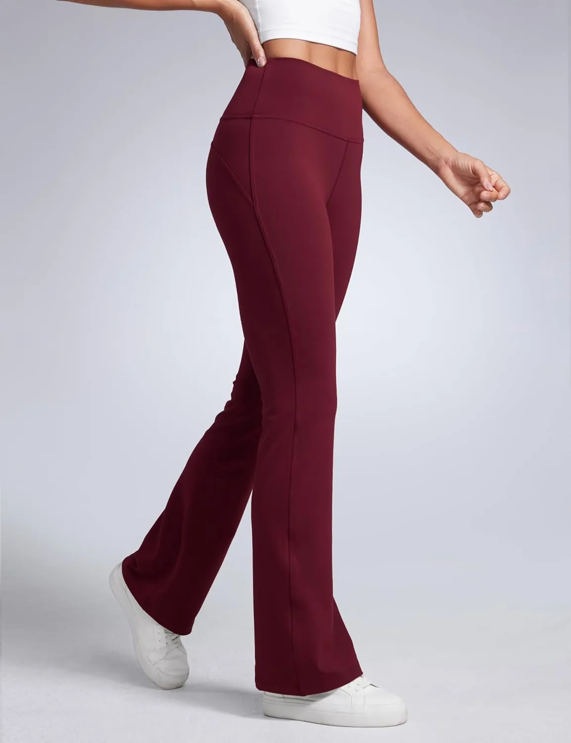 CRZ YOGA Women Butterbreeze High Waist Flare Pants 32'' - Casual Yoga Dress Bootcut Wide Leg