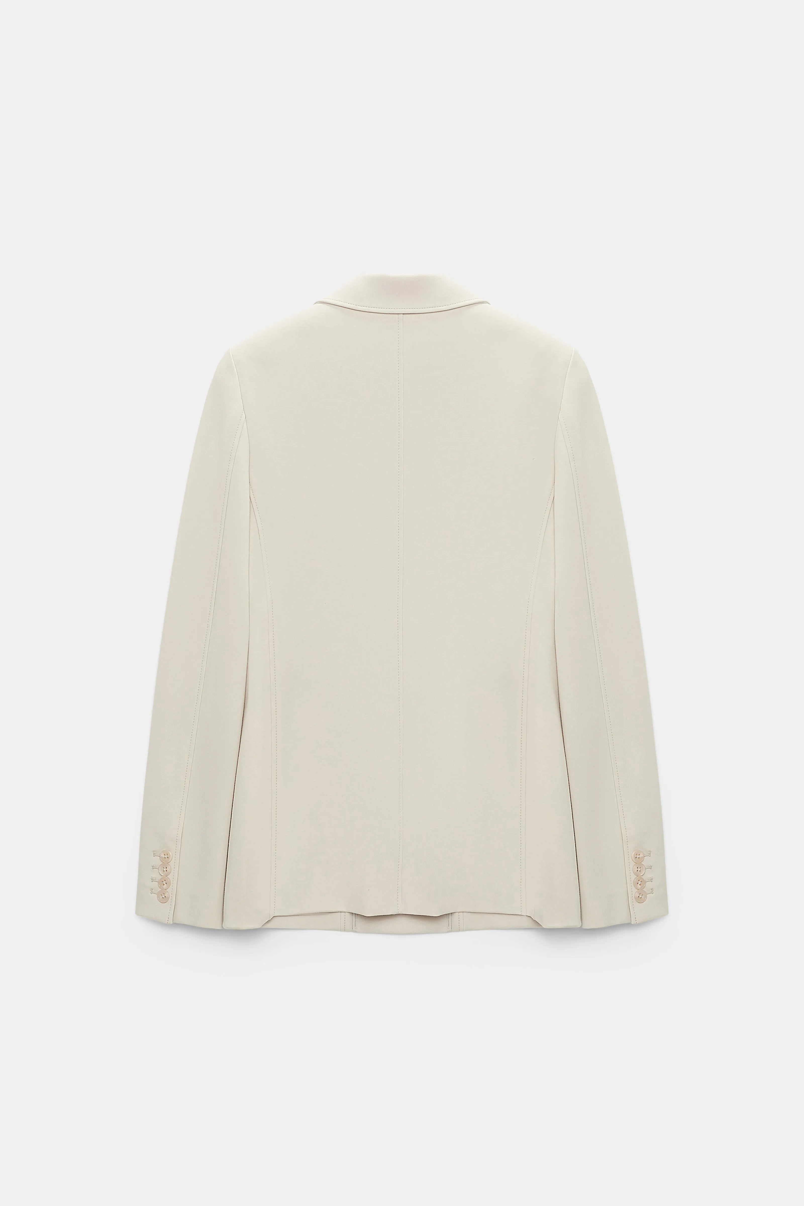 Dorothee Schumacher Punto Milano Buttoned Blazer in Oat