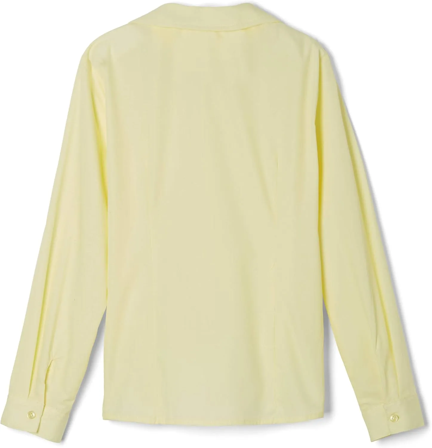 French Toast Girls' Long Sleeve Woven Shirt with Peter Pan Collar (Standard & Plus)