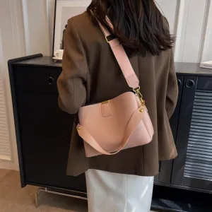 FUNSEED Tote Bag for Women, Fashion PU Leather Single Shoulder Crossbody Bucket Bag with zip