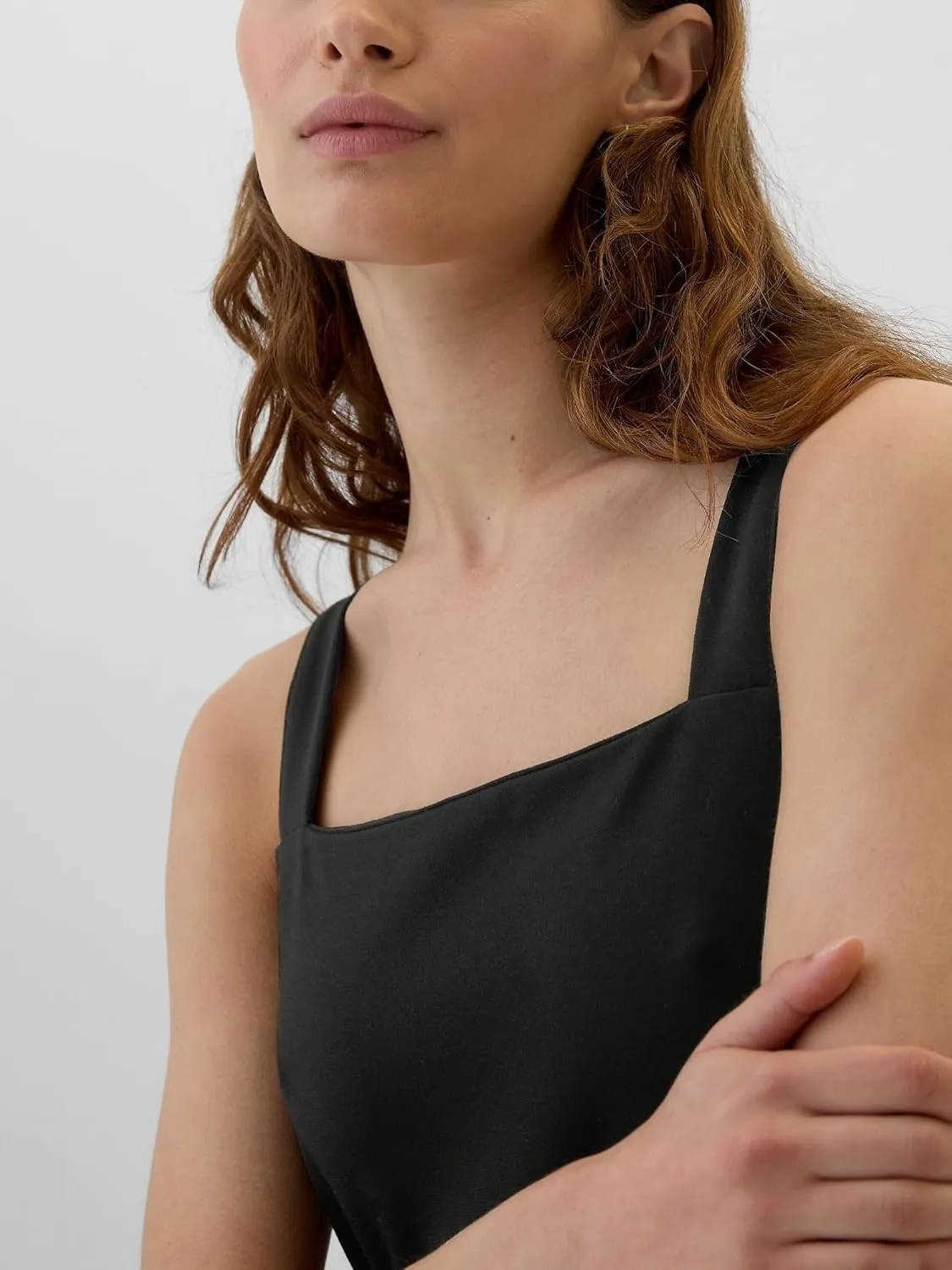 GAP womens Squareneck Jumpsuit