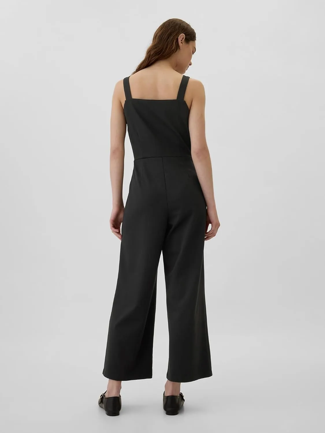GAP womens Squareneck Jumpsuit