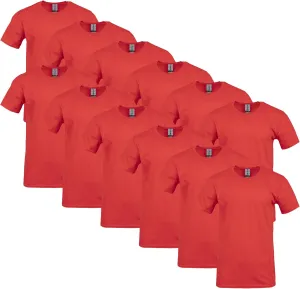 Gildan Unisex Adult Softstyle Cotton T-Shirt, Style G64000, Multipack