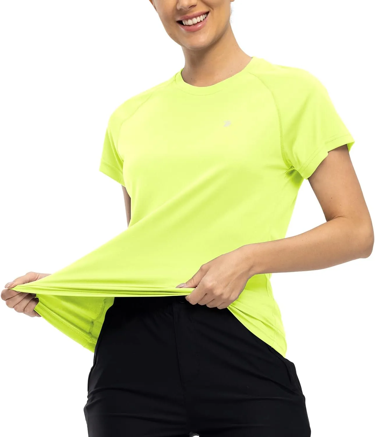 Gopune Women's Short Sleeve Shirts UPF 50  Sun Protection T-Shrit Quick Dry Running Athletic Workout Rash Guard Tops