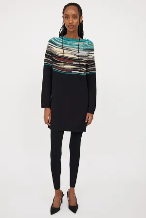 Green & Multi Knit Sweater