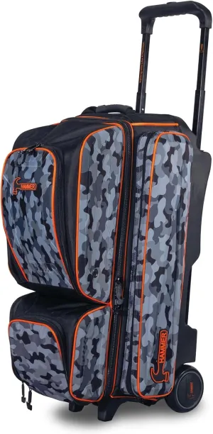Hammer Gauntlet Triple Roller Bowling Bag