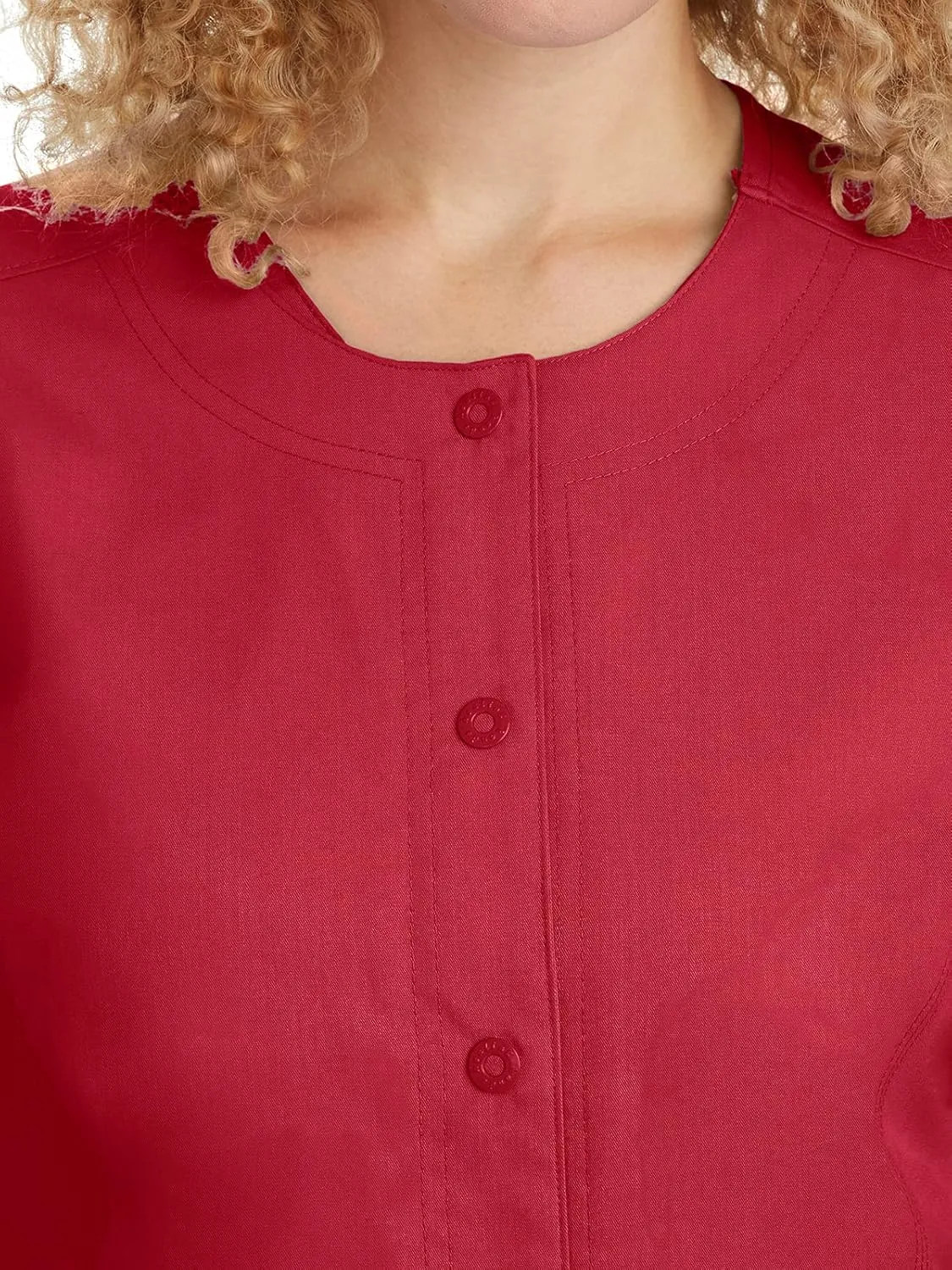 Healing Hands Women's Snap Front Scrub Jacket Daisy 2-Way Stretch Uniform 5063