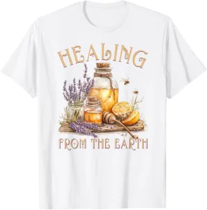 Homestead Apothecary Healing Floral Organic for Crunchy Mom T-Shirt