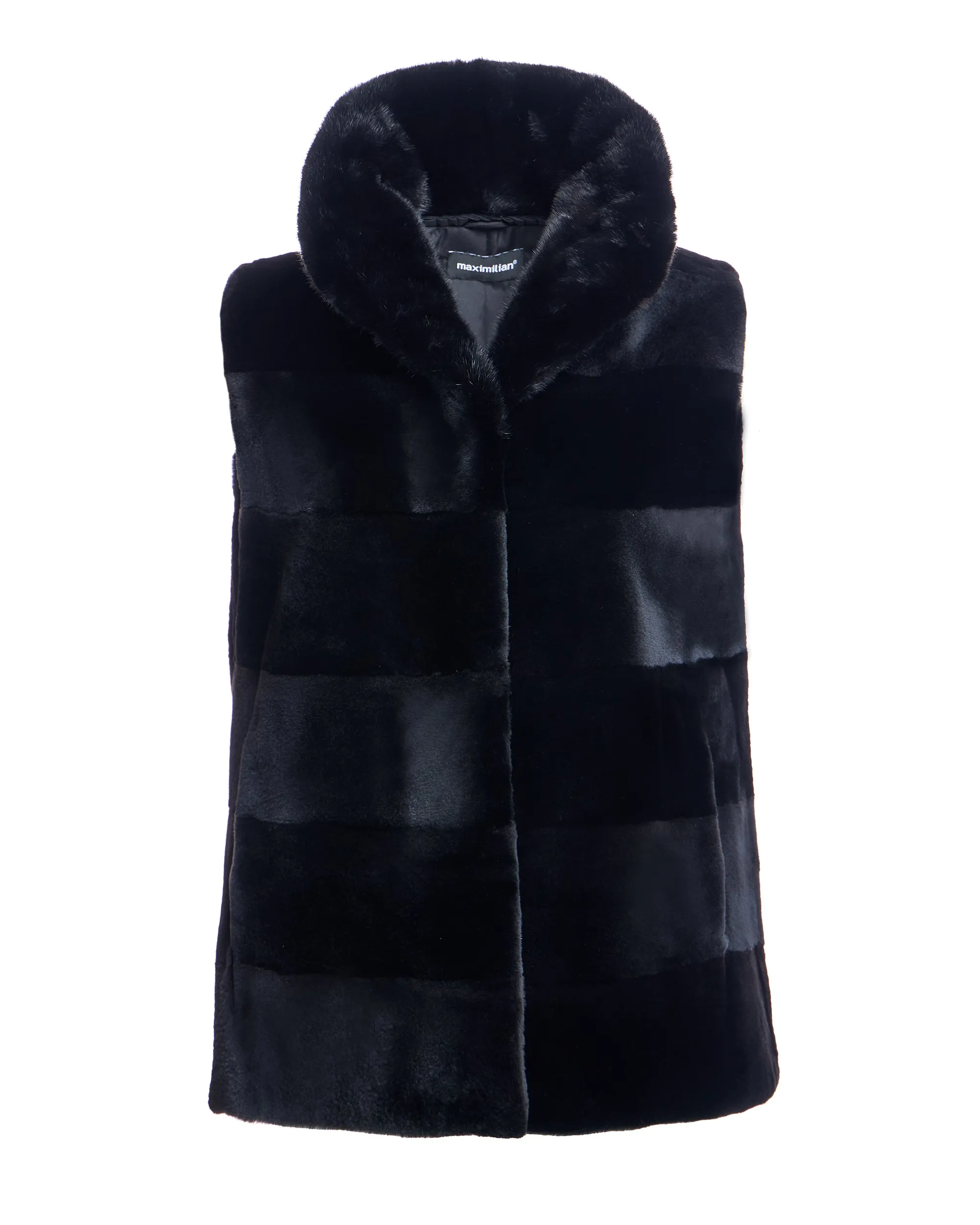 Horizontal Sheared Mink Vest