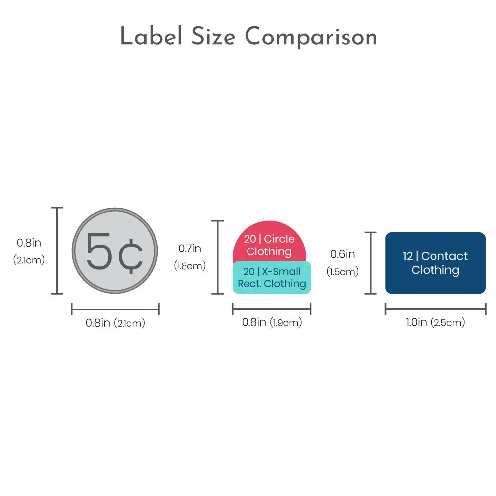 Horse Clothing Labels Pack