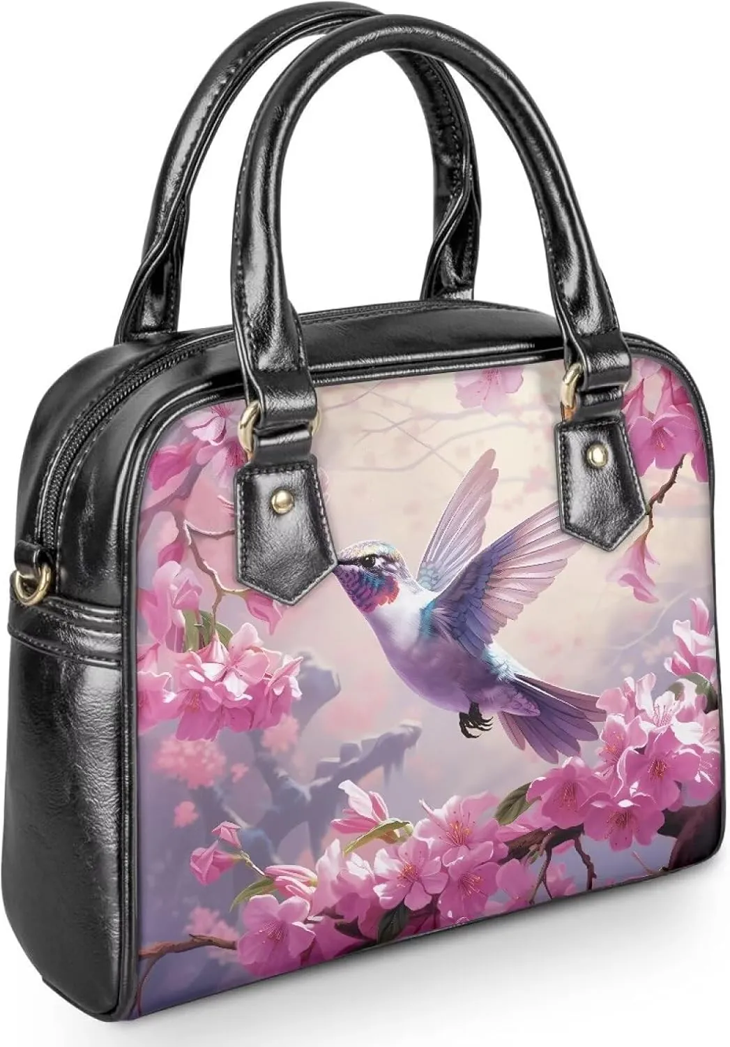 HUGS IDEA Leather Hobo Bag for Women Crossbody Purse Fashion Satchel Bag for Work Sling Bag