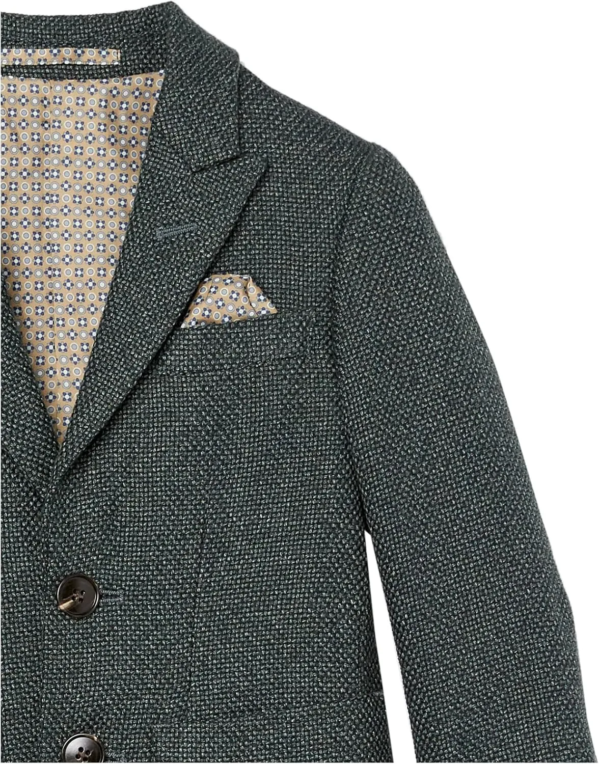 Isaac Mizrahi Slim Fit Boy's Tweed Jacket
