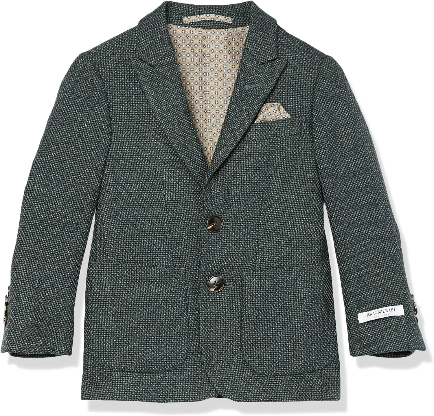 Isaac Mizrahi Slim Fit Boy's Tweed Jacket