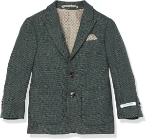 Isaac Mizrahi Slim Fit Boy's Tweed Jacket