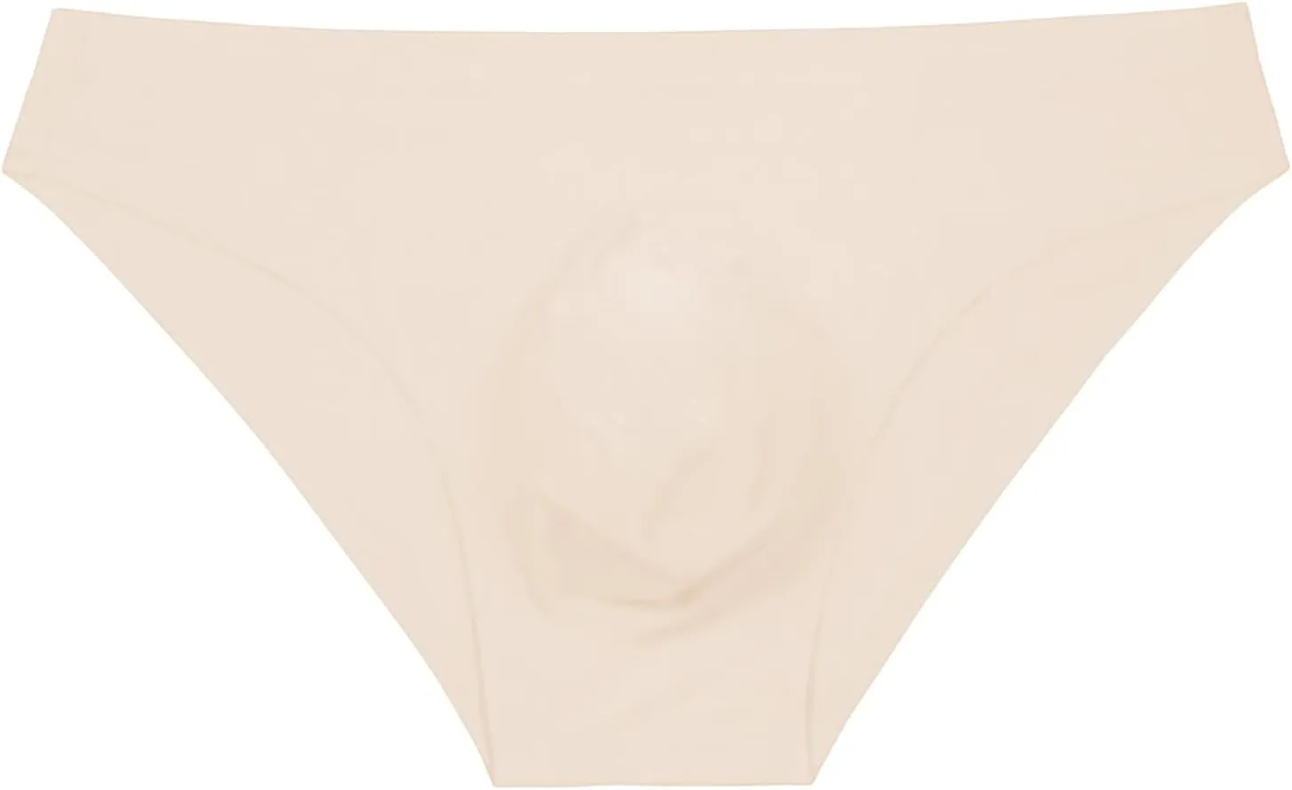 JEShifangjiusu Men Seamless Underwear Ice Silk Sexy See-Through Briefs Underpants Shorts Mesh Low Rise Ultra-Thin Mini Bikini