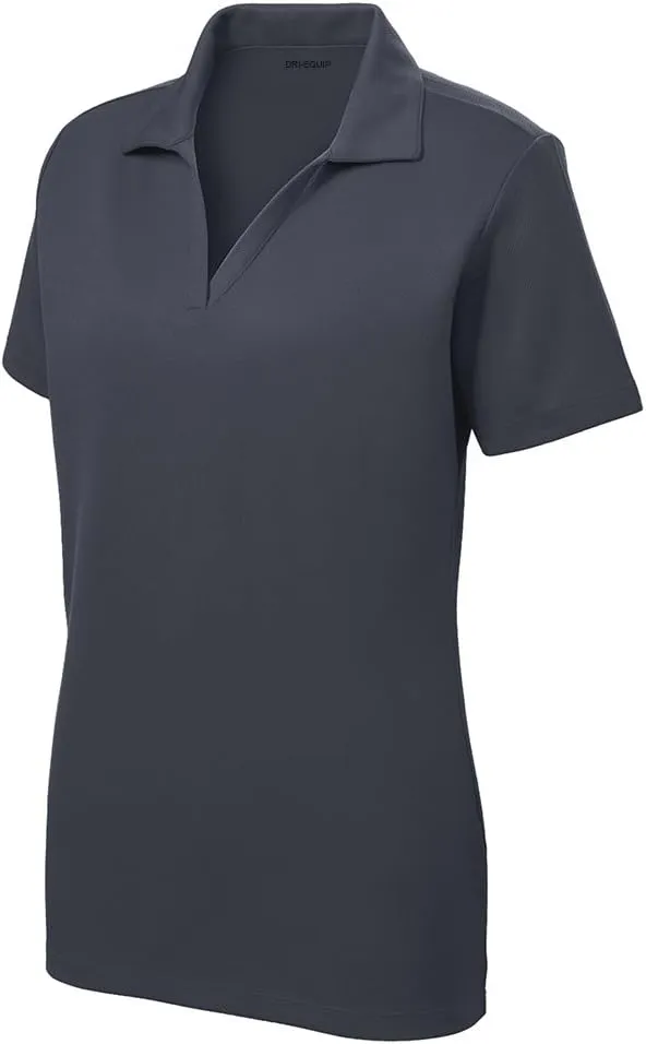 Joe's USA Women's Dri-Equip Short Sleeve Racer Mesh Polo Shirts in Size XS-4XL