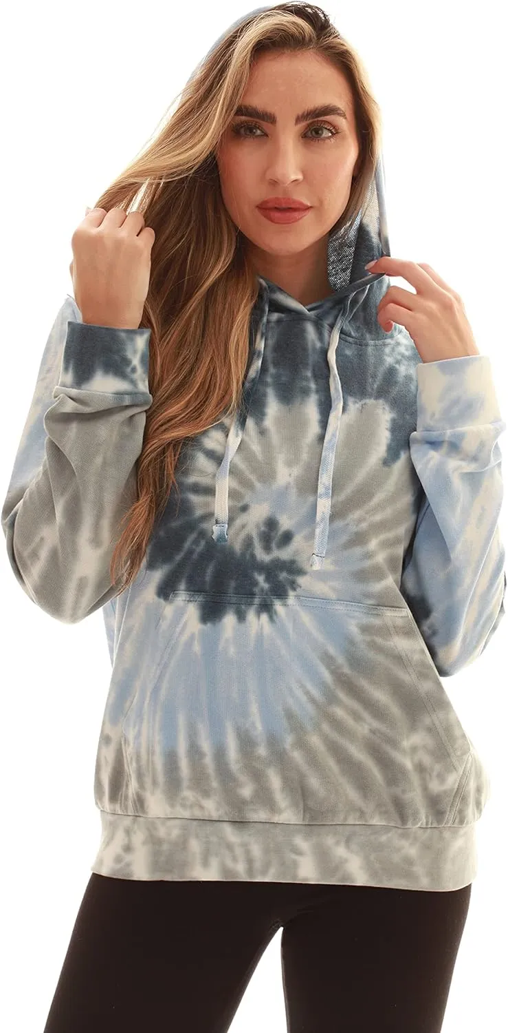 Just Love Loop Terry Tie Dye Hoodie for Women