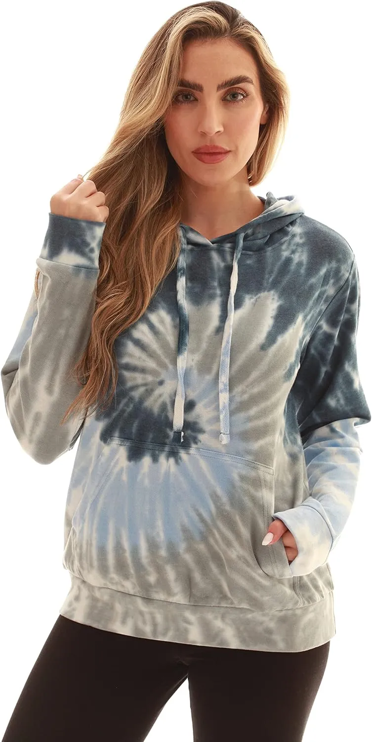 Just Love Loop Terry Tie Dye Hoodie for Women