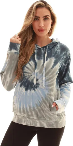 Just Love Loop Terry Tie Dye Hoodie for Women