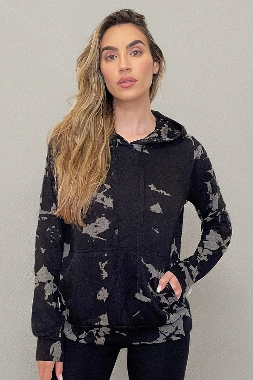 Just Love Loop Terry Tie Dye Hoodie for Women