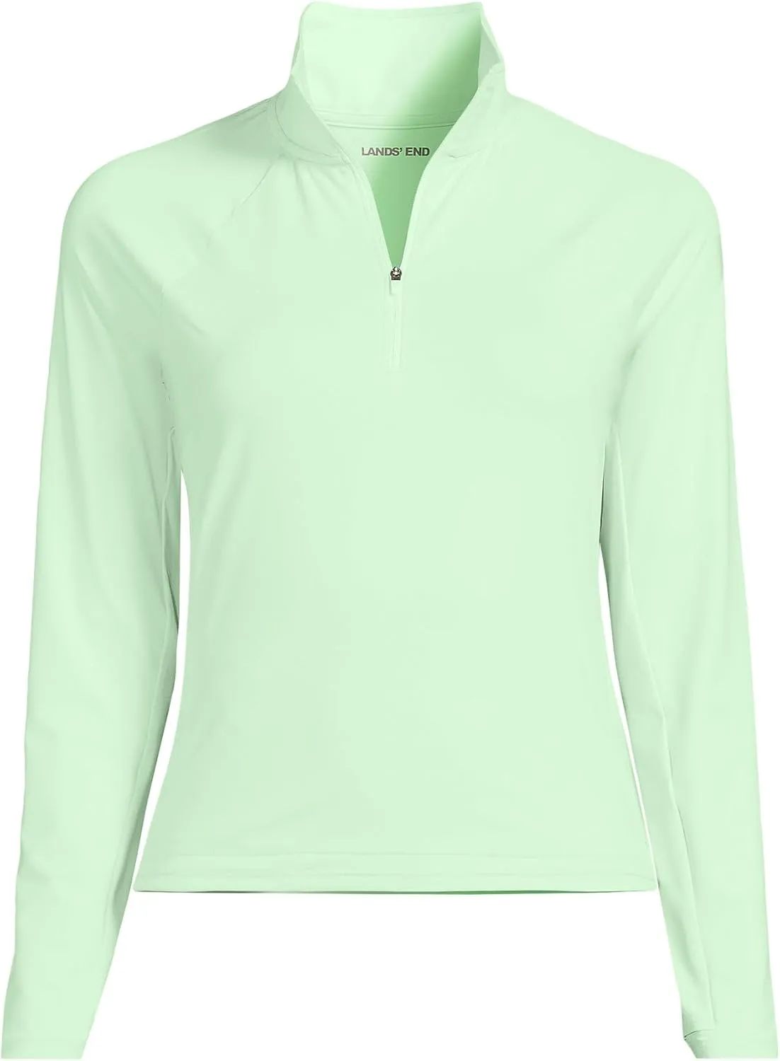 Lands' End Women's Long Sleeve Rash Guard Cover-up UPF 50