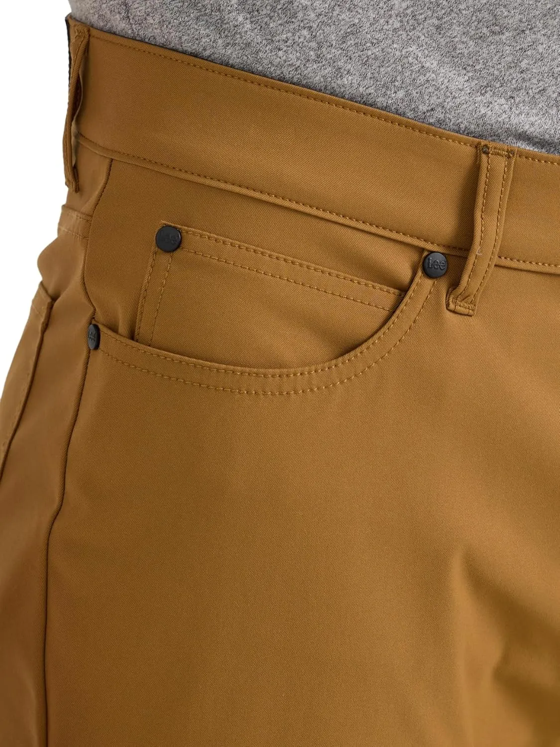 Lee Men's Extreme Motion Performance 5 Pocket Regular Straight Pant