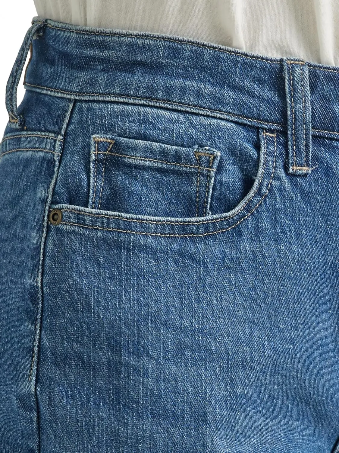Lee Women's Legendary High Rise Wide Leg Crop Jean