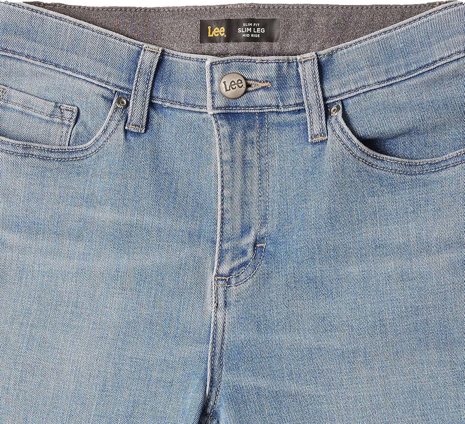Lee Women's Ultra Lux Mid-Rise Cigarette Crop Jean